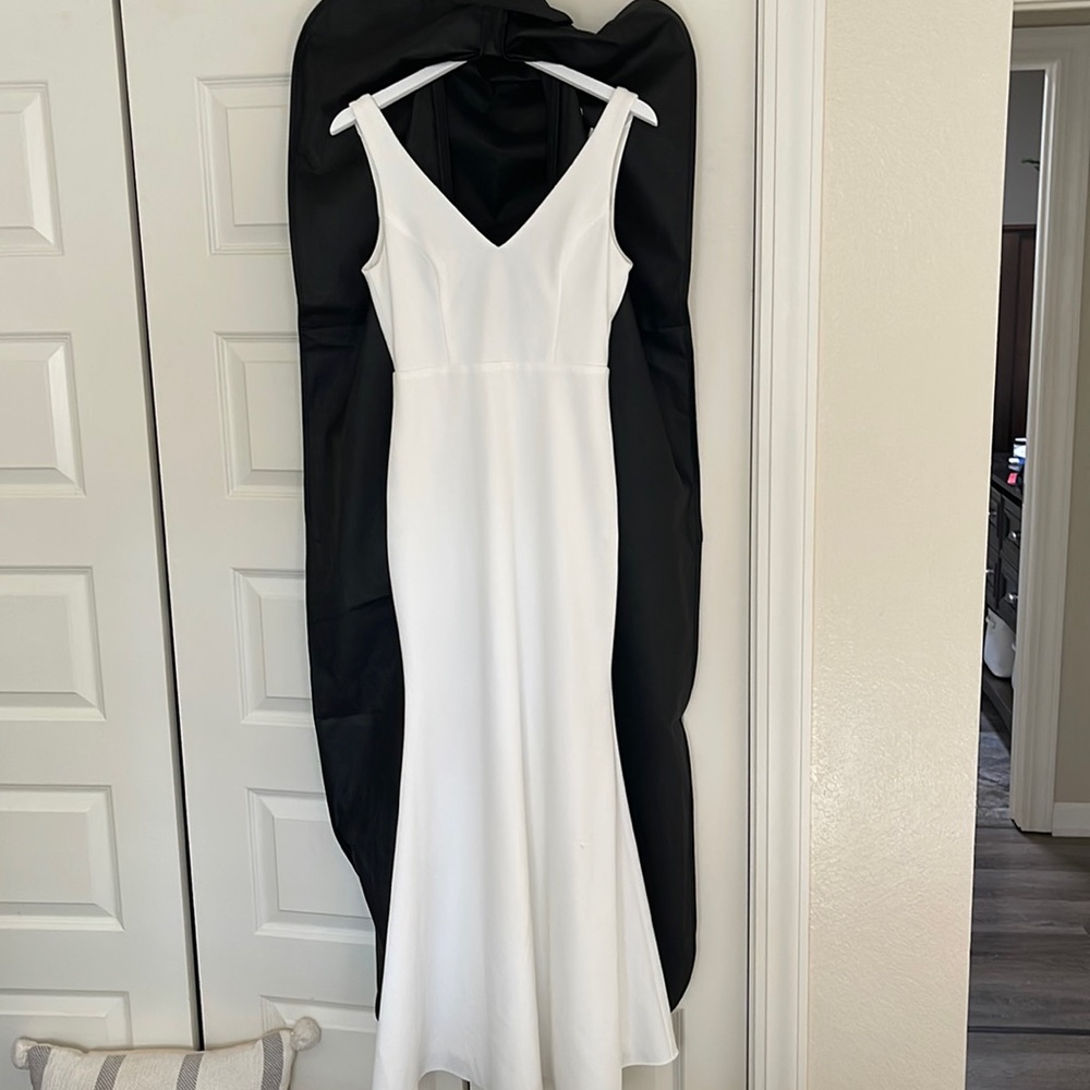 Lulus into your heart white maxi dress